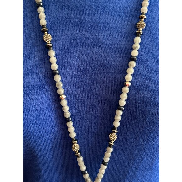 Premier Designs Long Beaded Necklace With Pendant 36" Plus 4" Extender - Picture 3 of 5